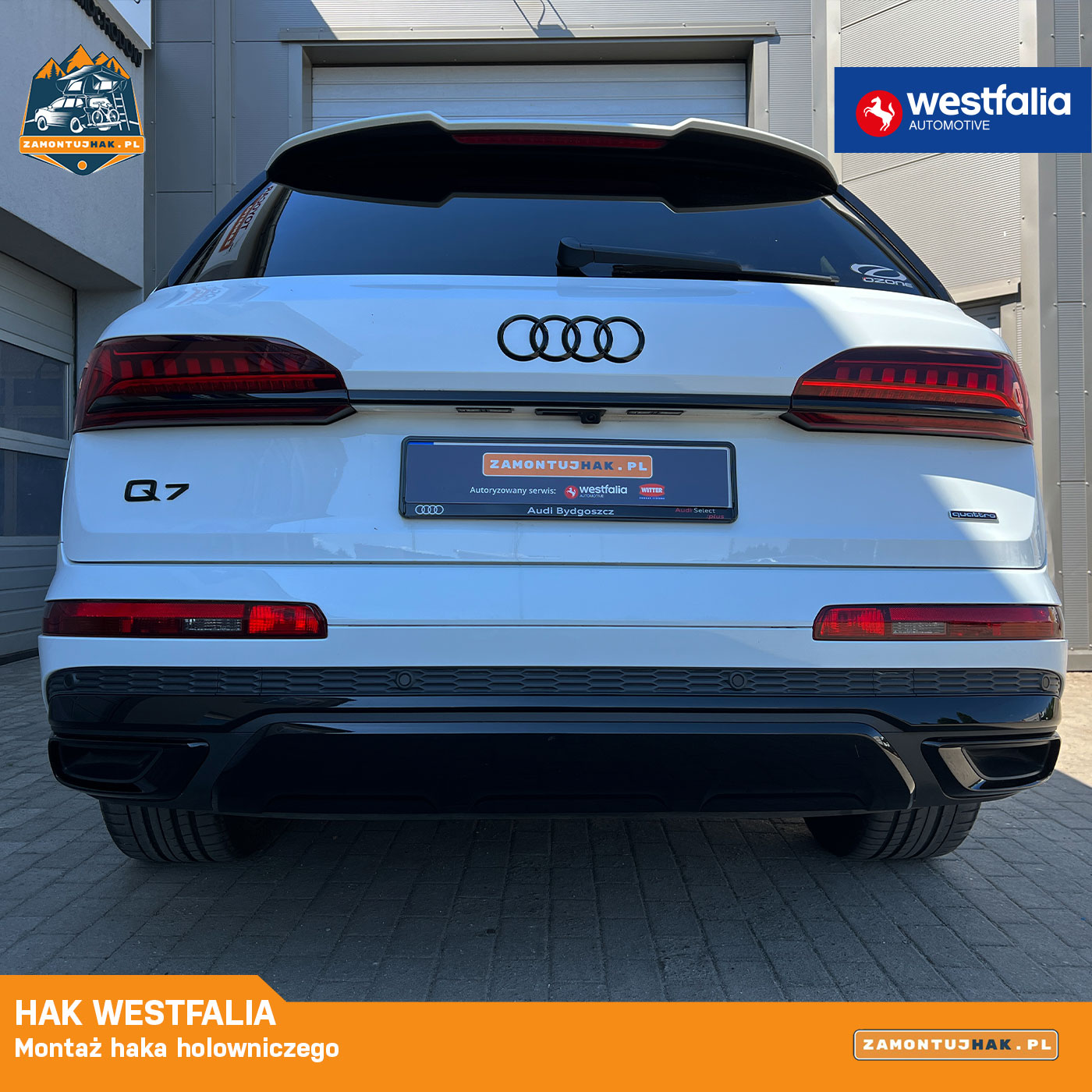 Audi Q7 - montaż haka